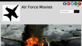 What Airforcemovies.com website looked like in 2017 (6 years ago)