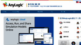 What Anylogic.cn website looked like in 2017 (6 years ago)