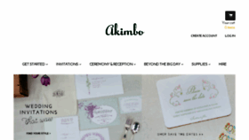 What Akimbo.com.au website looked like in 2017 (6 years ago)