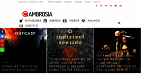 What Ambrosia.com.br website looked like in 2017 (6 years ago)