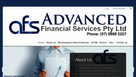 What Advancedfinancial.com.au website looked like in 2017 (7 years ago)