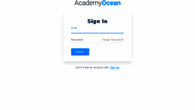 What App.academyocean.com website looked like in 2017 (6 years ago)