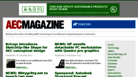What Aecmag.com website looked like in 2017 (6 years ago)