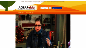 What Agraroldal.hu website looked like in 2017 (6 years ago)
