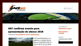 What Agesporte.com.br website looked like in 2017 (6 years ago)
