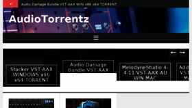 What Audiotorrentz.org website looked like in 2017 (6 years ago)