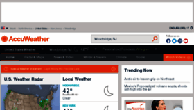 What Accuweather.com website looked like in 2017 (7 years ago)