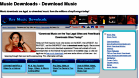 What Anymusicdownloads.com website looked like in 2011 (13 years ago)