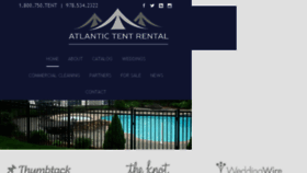 What Atlantictent.com website looked like in 2017 (6 years ago)