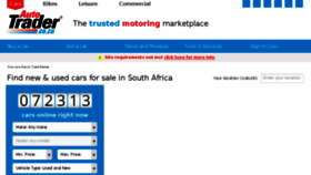 What Autotrader.co.za website looked like in 2017 (6 years ago)