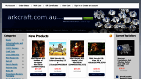 What Arkcraft.com.au website looked like in 2017 (6 years ago)