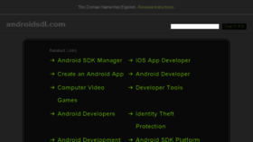 What Androidsdl.com website looked like in 2017 (6 years ago)