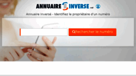 What Annuaire-inverse.net website looked like in 2017 (6 years ago)