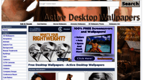 What Activedesktopwallpapers.com website looked like in 2011 (12 years ago)