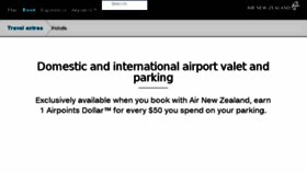 What Airnzparking.co.nz website looked like in 2017 (6 years ago)