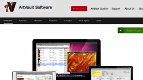 What Artvaultsoftware.com website looked like in 2017 (6 years ago)