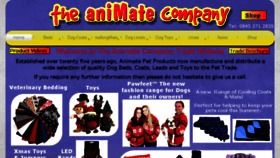 What Animatepets.com website looked like in 2017 (6 years ago)
