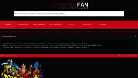 What Animafan.info website looked like in 2017 (6 years ago)