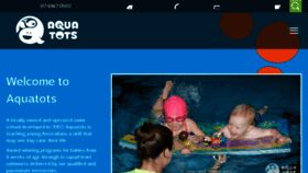 What Aquatots.com.au website looked like in 2017 (6 years ago)