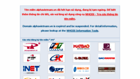 What Alphavietnam.vn website looked like in 2017 (6 years ago)