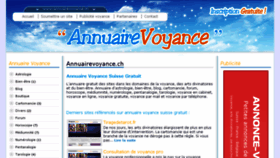 What Annuairevoyance.ch website looked like in 2017 (6 years ago)