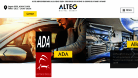 What Alteo.fr website looked like in 2017 (6 years ago)