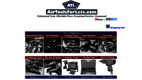 What Airtoolsforless.com website looked like in 2017 (6 years ago)