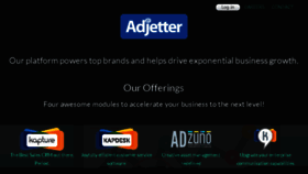 What Adjetter.com website looked like in 2017 (6 years ago)