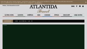 What Atlantida.travel website looked like in 2017 (6 years ago)