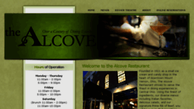What Alcoverestaurant.com website looked like in 2017 (6 years ago)