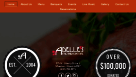 What Adelles.com website looked like in 2017 (6 years ago)