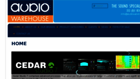 What Audiowarehouse.ie website looked like in 2017 (6 years ago)