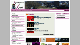What Agreda.es website looked like in 2017 (6 years ago)