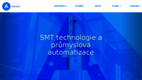 What Amtech.cz website looked like in 2017 (6 years ago)