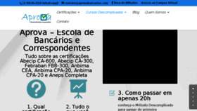 What Aprovabancarios.com website looked like in 2017 (6 years ago)