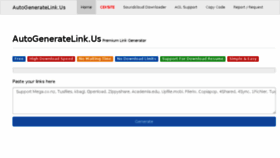 What Autogeneratelink.us website looked like in 2017 (6 years ago)