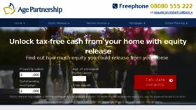 What Agepartnership.co.uk website looked like in 2017 (6 years ago)