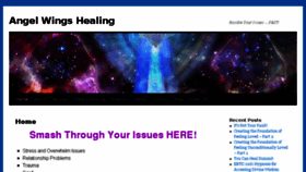 What Angelwings-healing.com website looked like in 2017 (6 years ago)