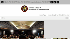What Acaom.edu website looked like in 2017 (6 years ago)