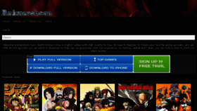 What Animerebirth.tv website looked like in 2017 (6 years ago)