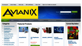 What Avianix.com website looked like in 2017 (6 years ago)
