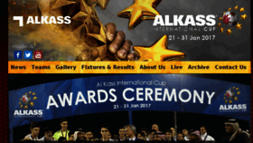 What Alkassinternationalcup.com website looked like in 2017 (6 years ago)