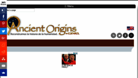 What Ancient-origins.es website looked like in 2017 (6 years ago)