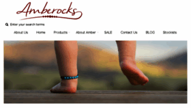 What Amberocks.com.au website looked like in 2017 (6 years ago)