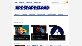 What Appsforpclove.net website looked like in 2017 (6 years ago)