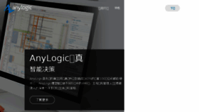 What Anylogic.cn website looked like in 2017 (6 years ago)