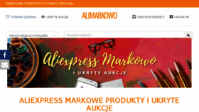 What Alimarkowo.pl website looked like in 2017 (6 years ago)