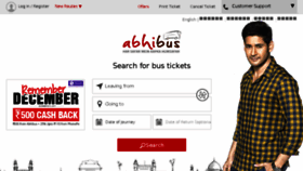 What Abhibus.com website looked like in 2017 (6 years ago)