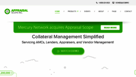 What Appraisalscope.com website looked like in 2017 (6 years ago)