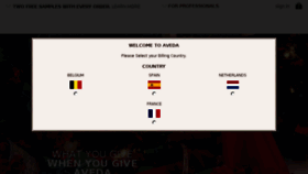 What Aveda.eu website looked like in 2017 (6 years ago)